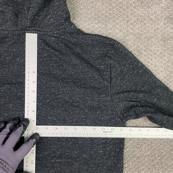 Deadpool Hoodie Men's Large Fits Like a Medium Marvel Comics Full Zip Up Gray - Picture 9 of 11